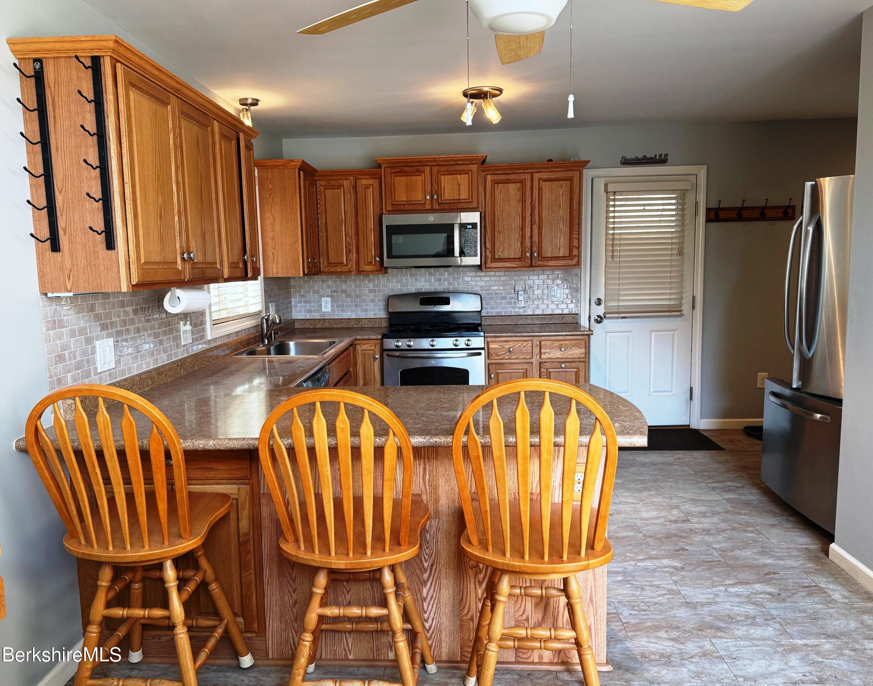 120 Rainbow Road East Otis, MA 01029 - Photo 10 of 32 breakfast bar in kitchen