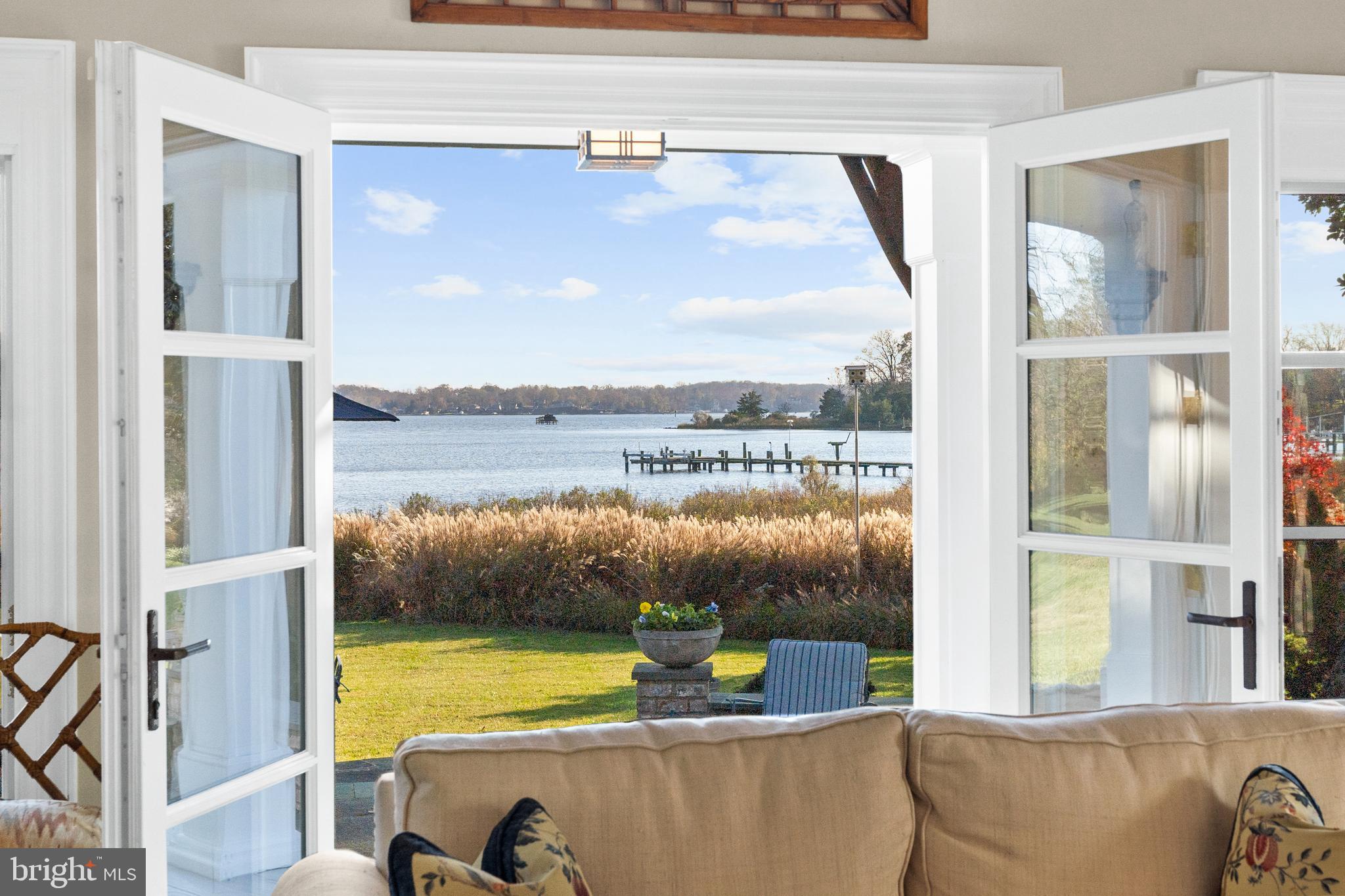 Access to stone patio and amazing views!