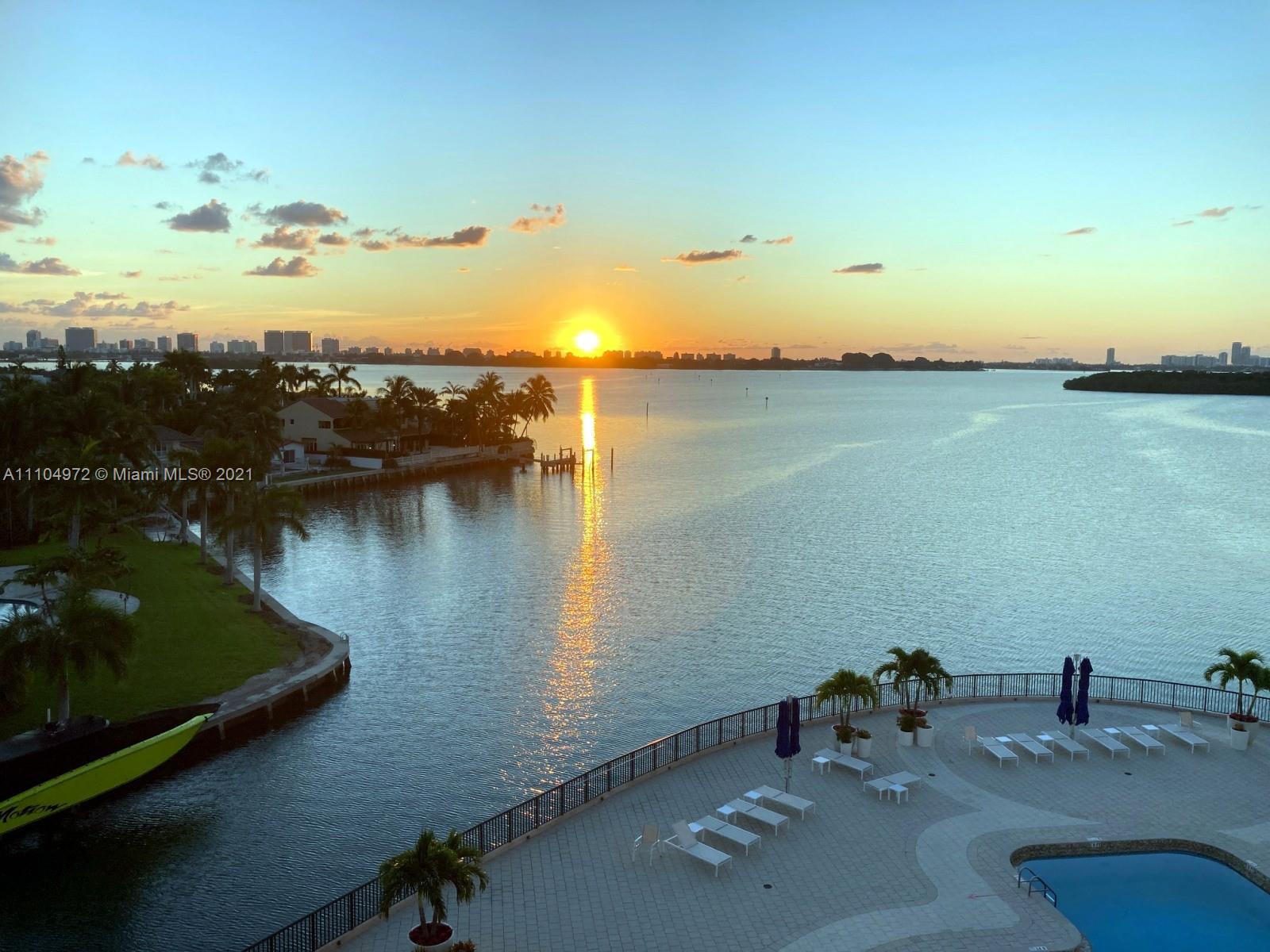 a view of a lake with a mountain