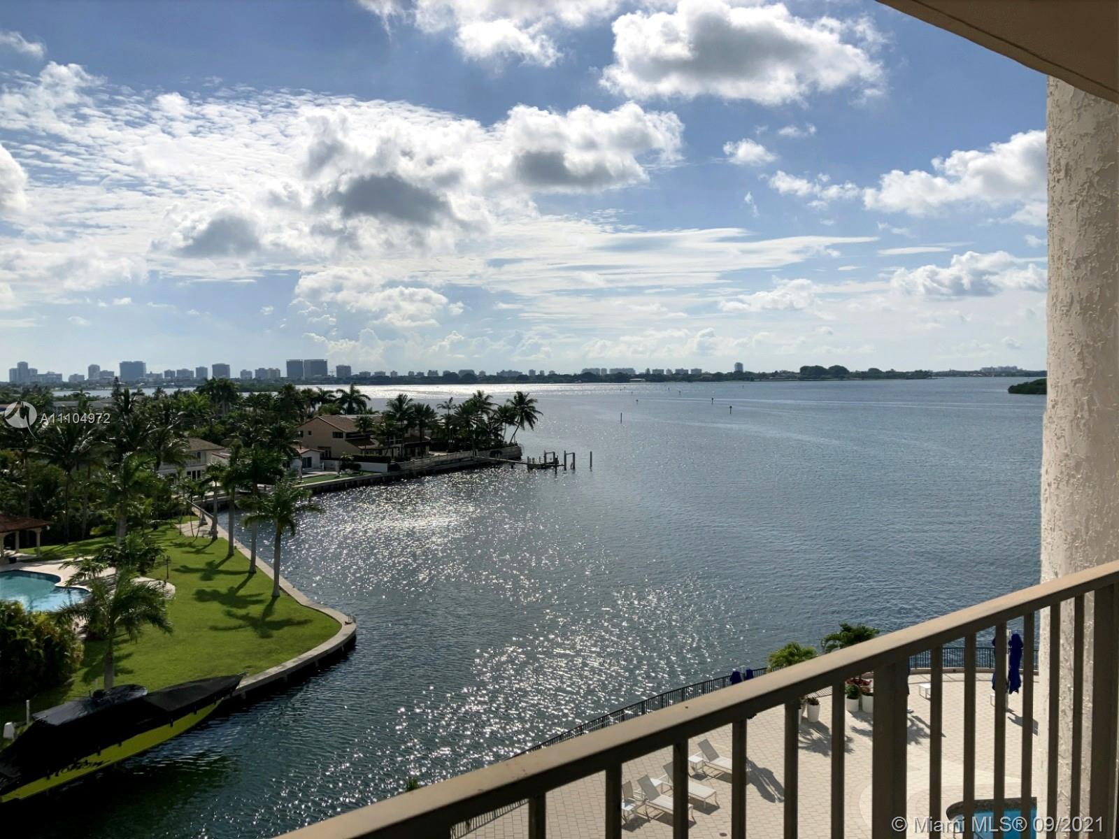 1800 Northeast 114th Street, Unit 703 Miami, FL 33181 - Photo 5 of 33 a view of a lake from a balcony