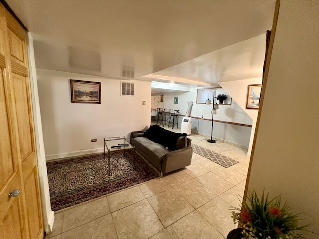 2963 South Archer Avenue Chicago, IL 60608 - Photo 22 of 28 a living room with a couch and a potted plant