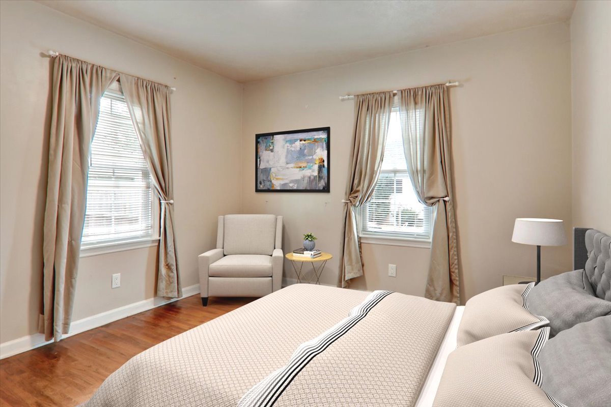 705 Cullom Street Normal, IL 61761 - Photo 7 of 15 a bedroom with two beds and a large window