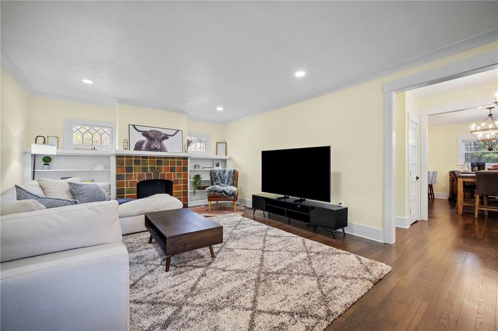3252 Comanche Road Upper St. Clair, PA 15241 - Photo 17 of 50 a living room with furniture and a flat screen tv