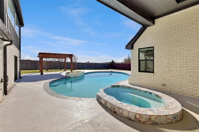 a house with trees in front of it