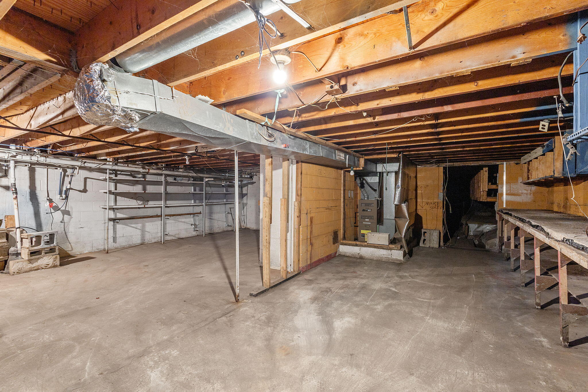 6801 West 1350th Street North Demotte, IN 46310 - Photo 31 of 44 a view of empty room with stairs and a sink