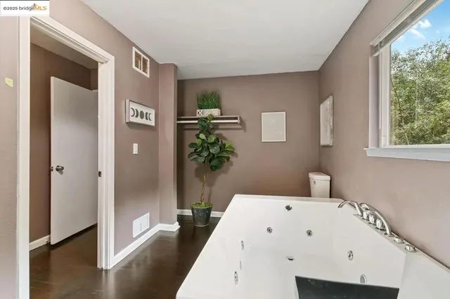 a very nice looking room with a large window