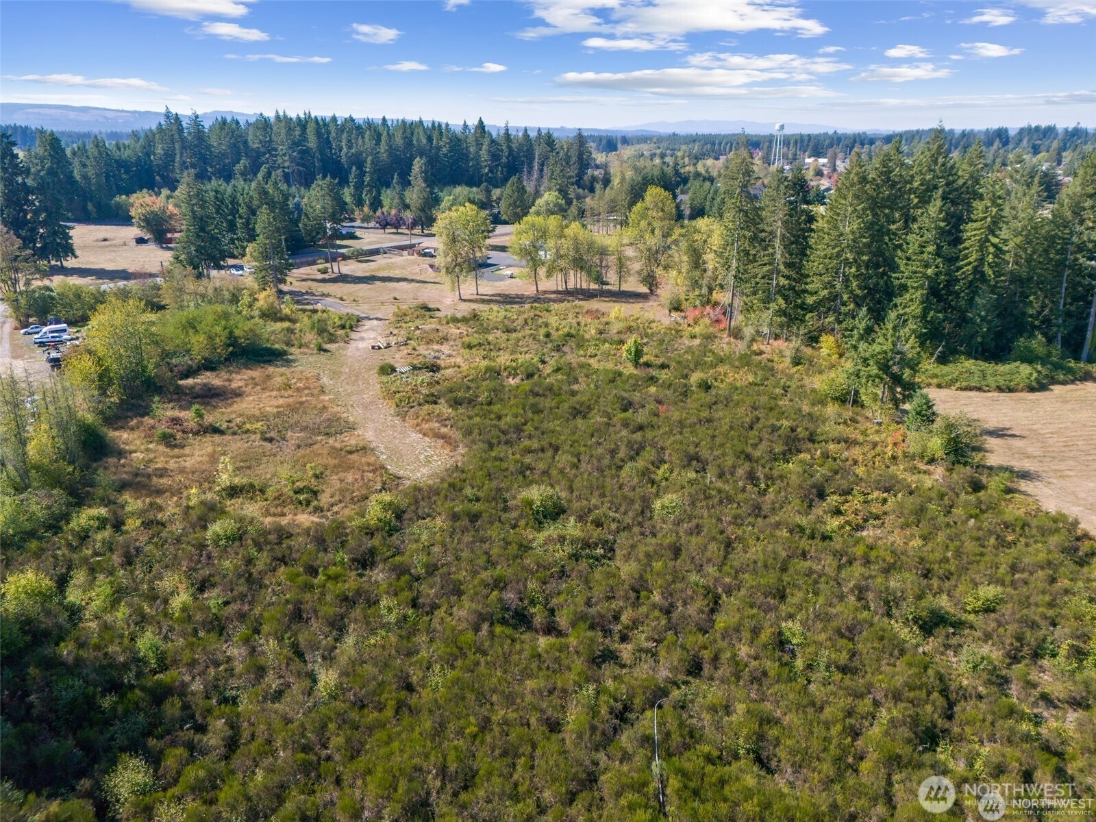 0 Koontz Road Napavine, WA 98532 - Photo 16 of 21 a view of a town with mountains in the background