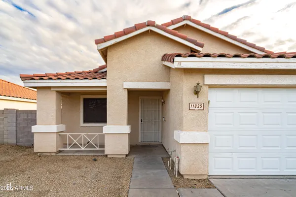 a view of a house with a outdoor space