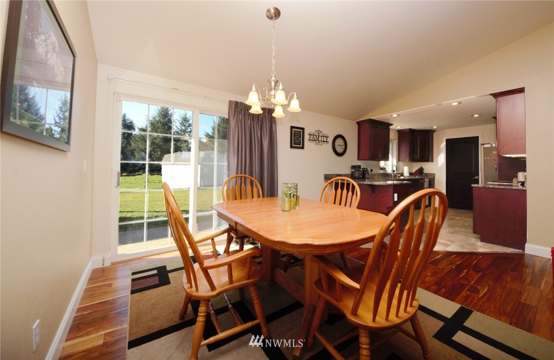 18131 Case Road Southwest Rochester, WA 98579 - Photo 9 of 16 a dining room with furniture and window