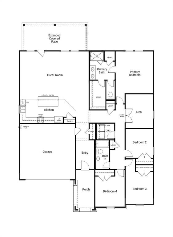 344 Fallbrook Drive Aledo, TX 76008 - Photo 18 of 28 a picture of a room with a white wall and a refrigerator