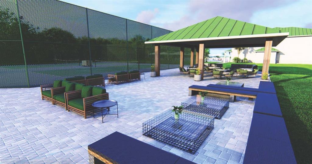 344 Fallbrook Drive Aledo, TX 76008 - Photo 22 of 28 a view of a backyard with sitting area