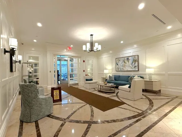 a view of a livingroom with furniture