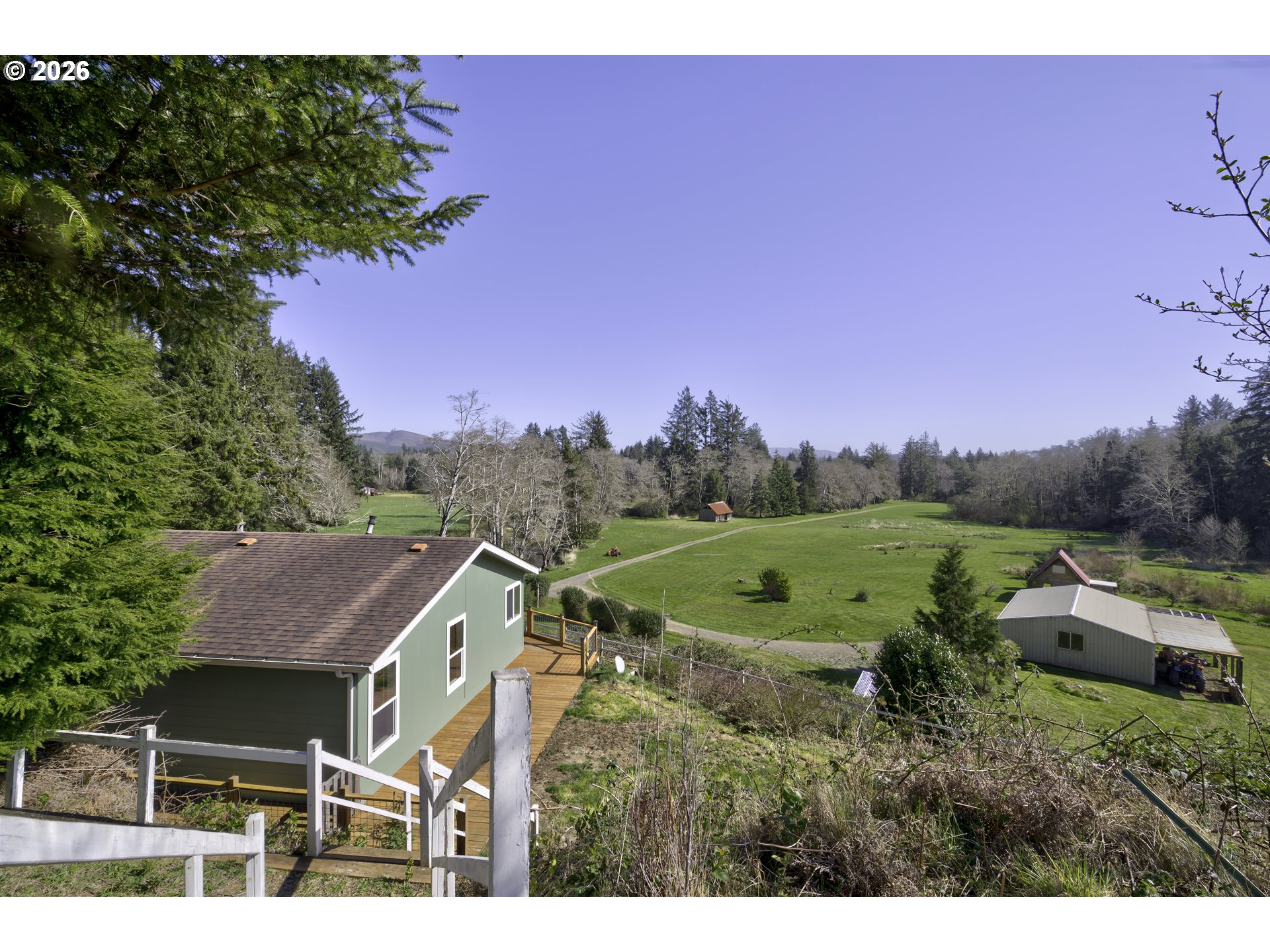 47 North Nemah Road East South Bend, WA 98586 - Photo 20 of 33 a view of house with outdoor space and garden