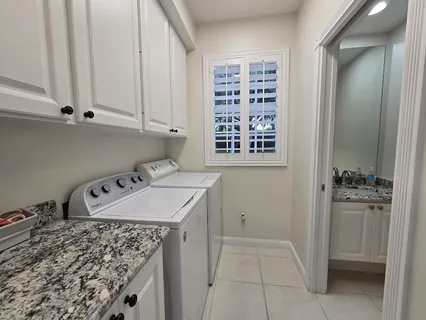 a room with storage and utility