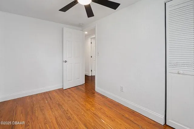 wooden floor in an empty room