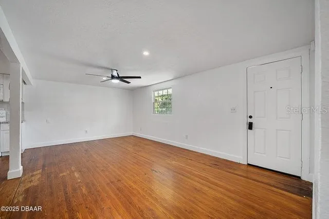 wooden floor in an empty room