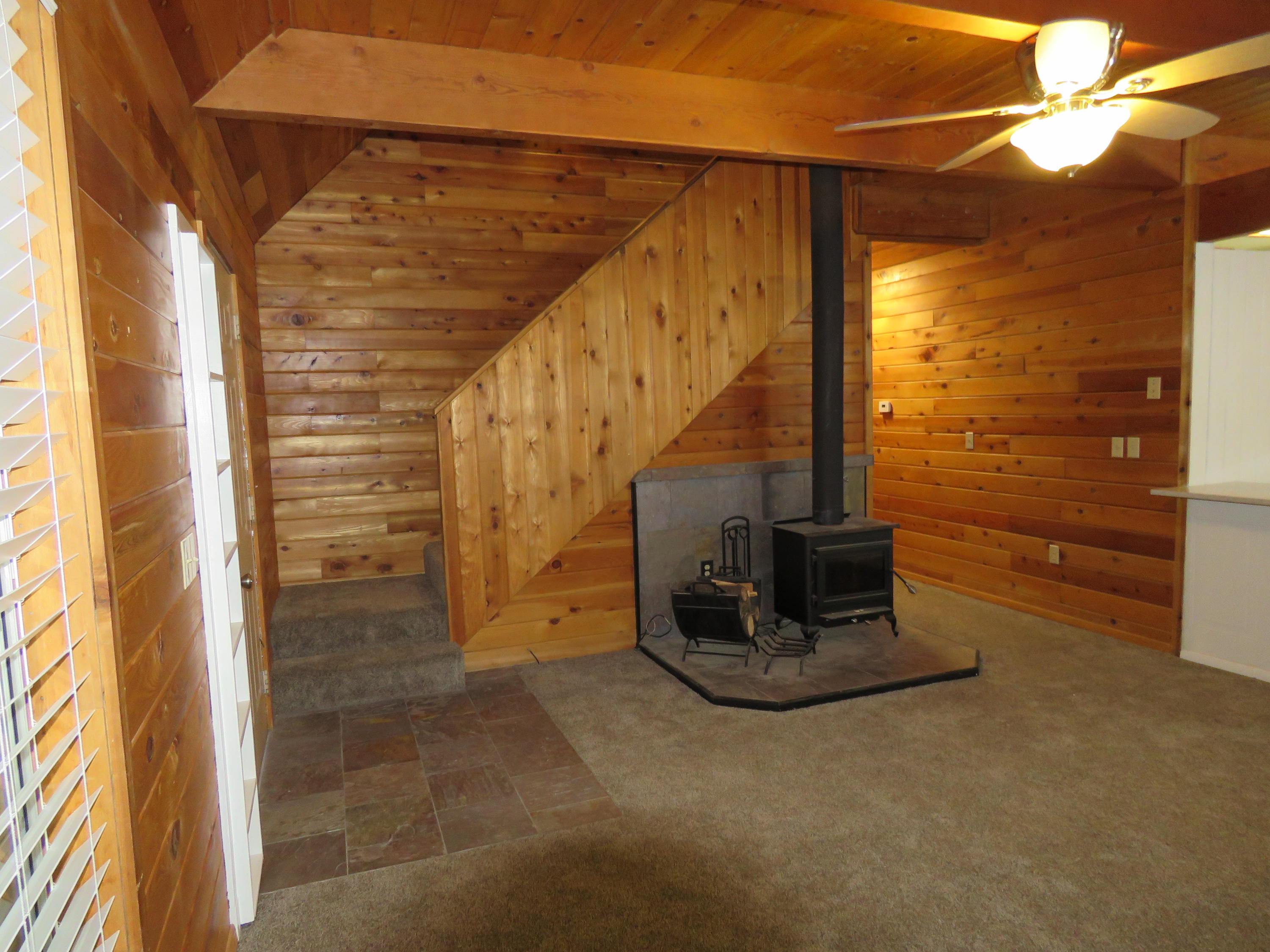 7601 Linda Road Shingletown, CA 96088 - Photo 13 of 36 Wood stove in livingroom