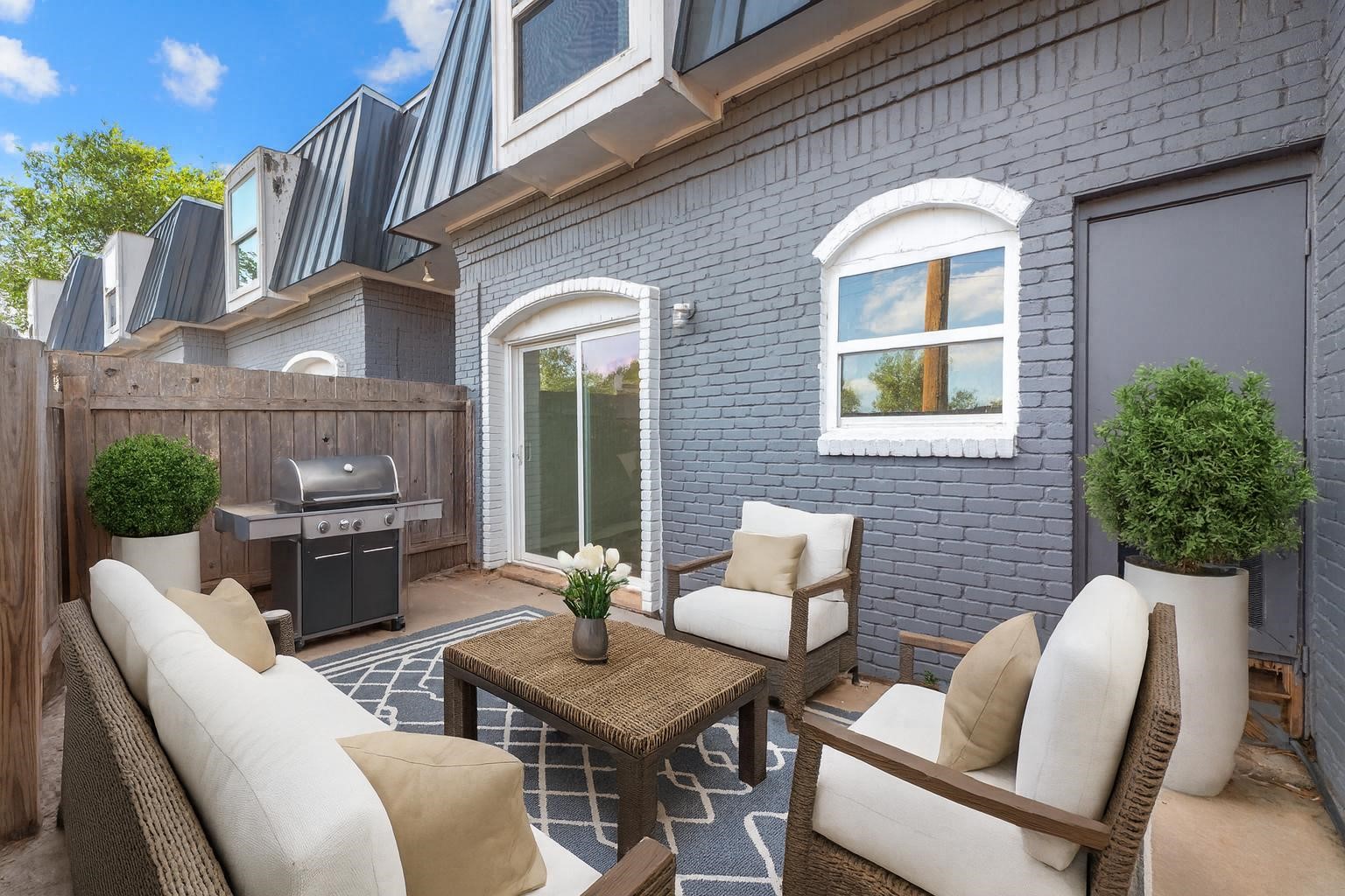 5005 Manor Road, Unit 123 Austin, TX 78723 - Photo 1 of 35 Virtually staged backyard