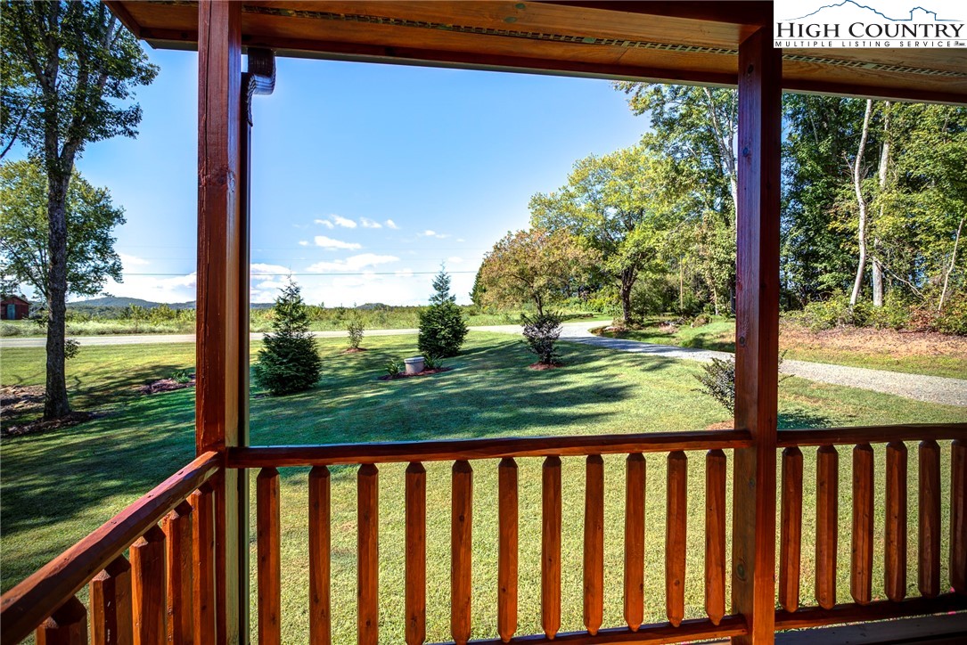 3460 South Center Church Road Thurmond, NC 28683 - Photo 10 of 50 a view of mountain from a balcony