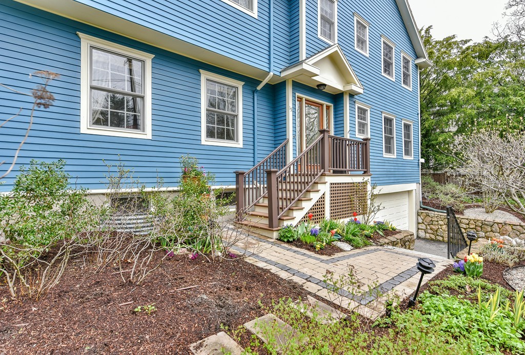 15 Whitney Road Newton, MA 02460 - Photo 2 of 23 a front view of a house with garden