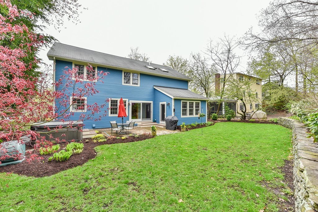 15 Whitney Road Newton, MA 02460 - Photo 22 of 23 a front view of house with yard and outdoor seating