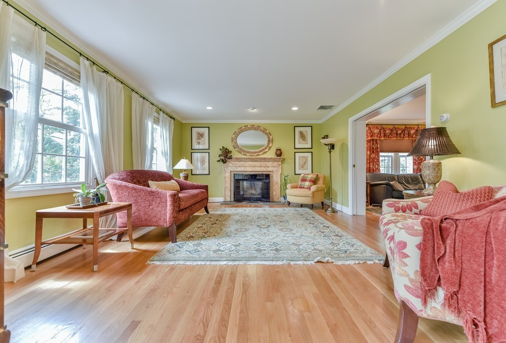 15 Whitney Road Newton, MA 02460 - Photo 5 of 23 a living room with furniture fireplace and window