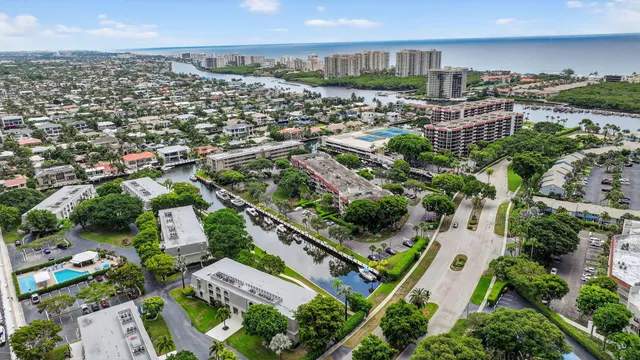 an aerial view of city