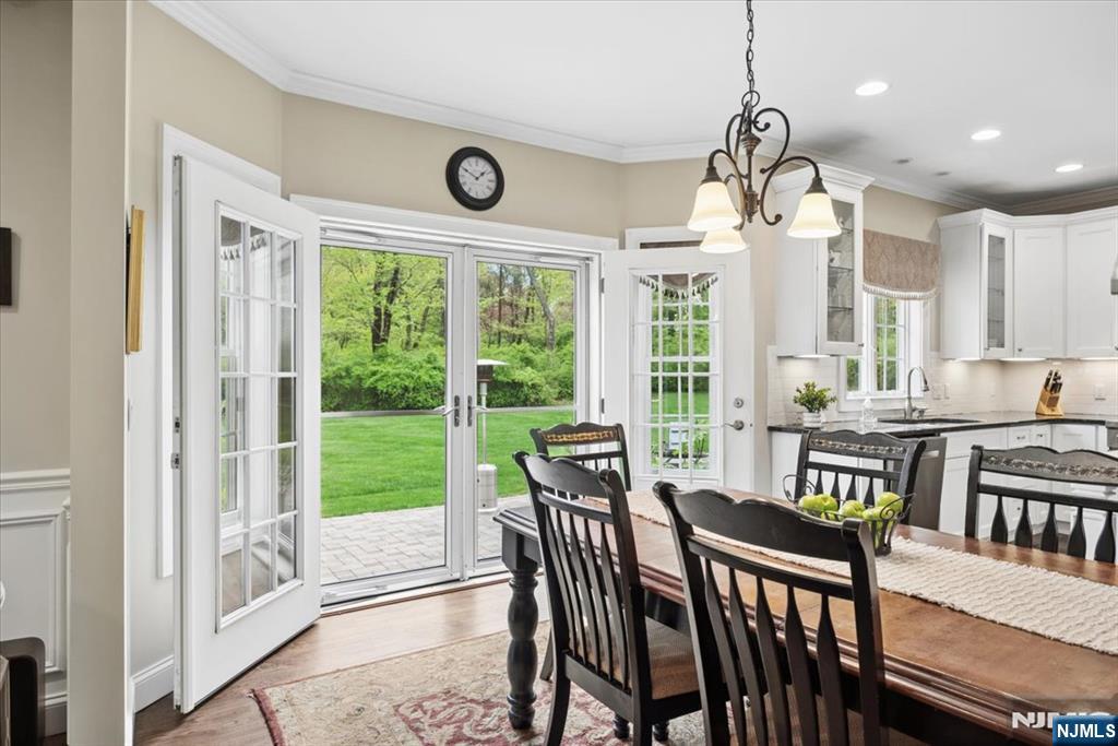 8 Forest Drive Mendham, NJ 07945 - Photo 11 of 43 a view of a dining room with furniture window and outside view