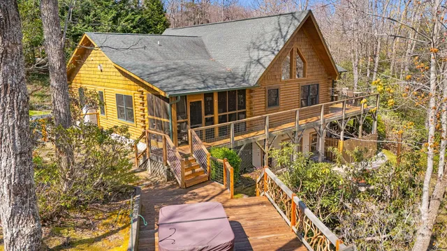 view of a house with a yard