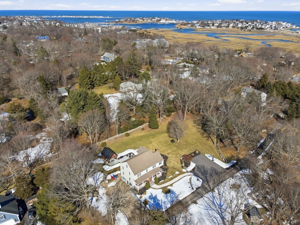 24 Ridge Hill Road Scituate, MA 02066 - Photo 35 of 38 an aerial view of residential building with parking space