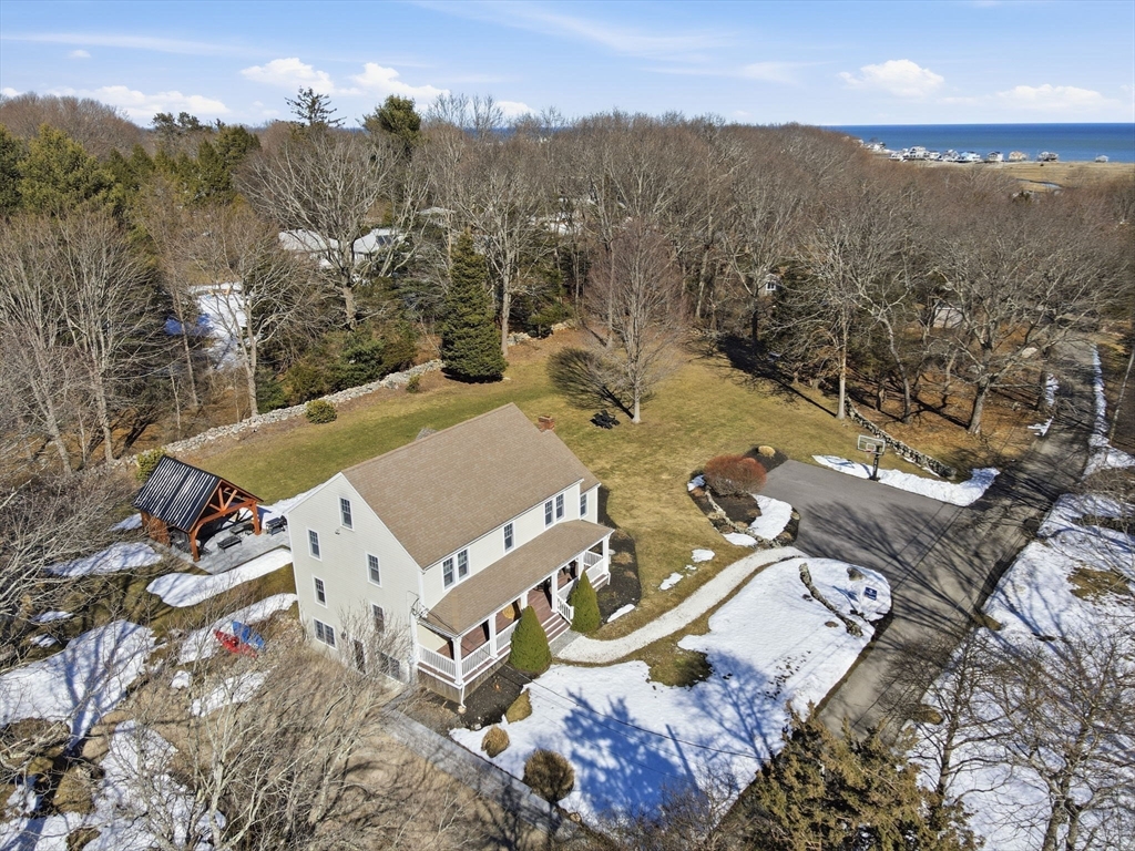 24 Ridge Hill Road Scituate, MA 02066 - Photo 36 of 38 an aerial view of a house with a mountain