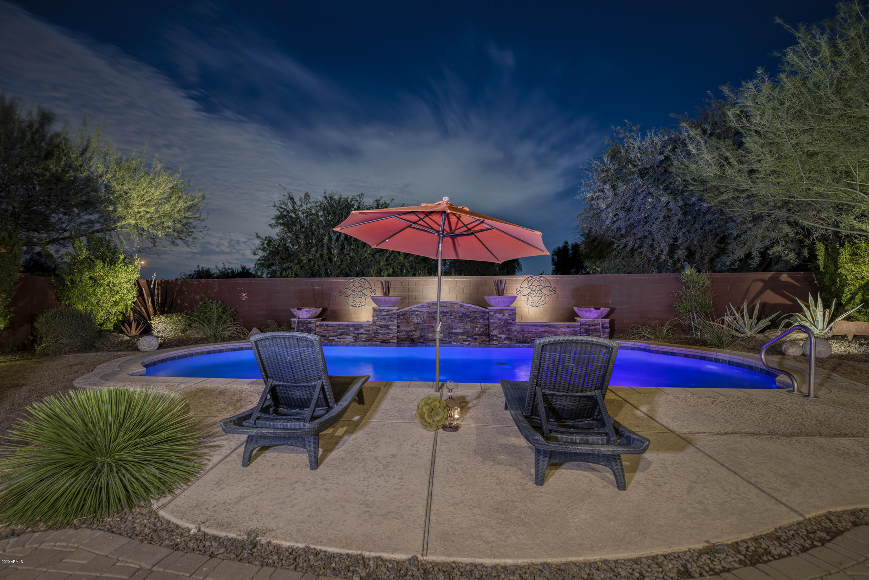 1809 West Sleepy Ranch Road Phoenix, AZ 85085 - Photo 31 of 37 Twilight Swim