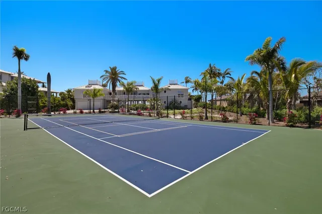 a view of a tennis court