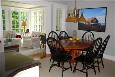 270 Stage Harbor Road Chatham, MA 02633 - Photo 7 of 21 a dining room with furniture potted plants and wooden floor