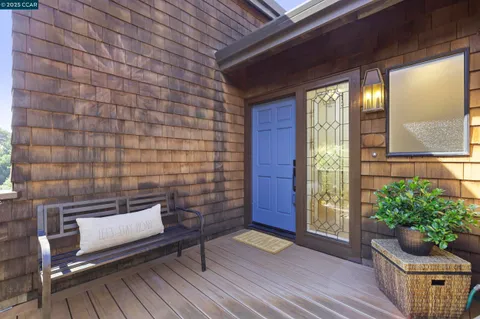 a house view with a outdoor space