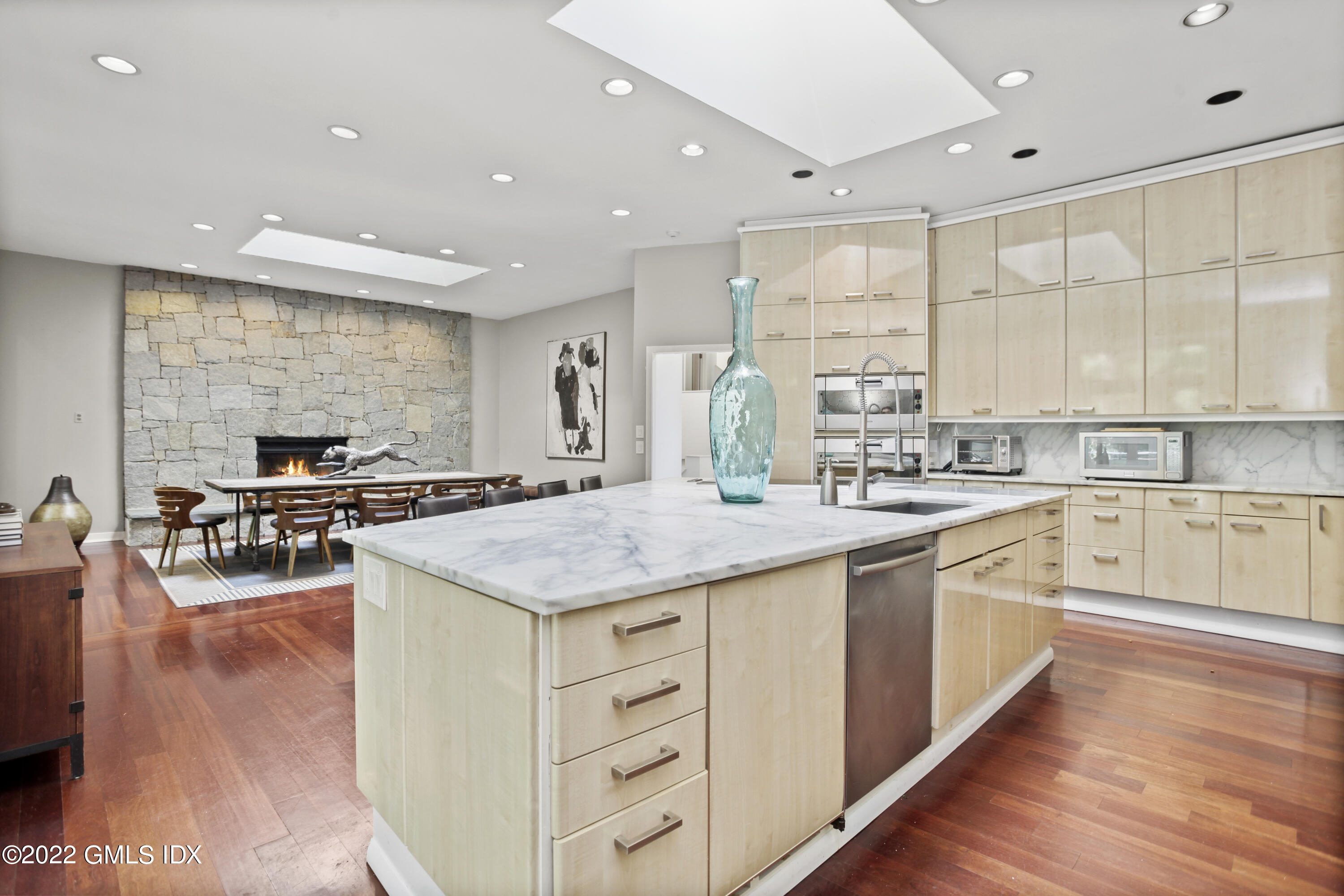 4 Chateau Ridge Road Greenwich, CT 06831 - Photo 17 of 37 a large kitchen with stainless steel appliances lots of counter space and a sink