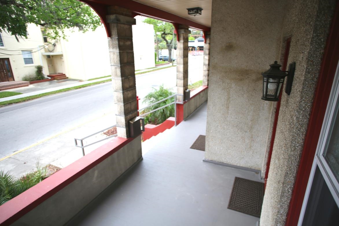 78 Riberia Street St. Augustine, FL 32084 - Photo 5 of 38 swimming pool view from a window