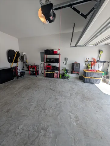 a view of car garage