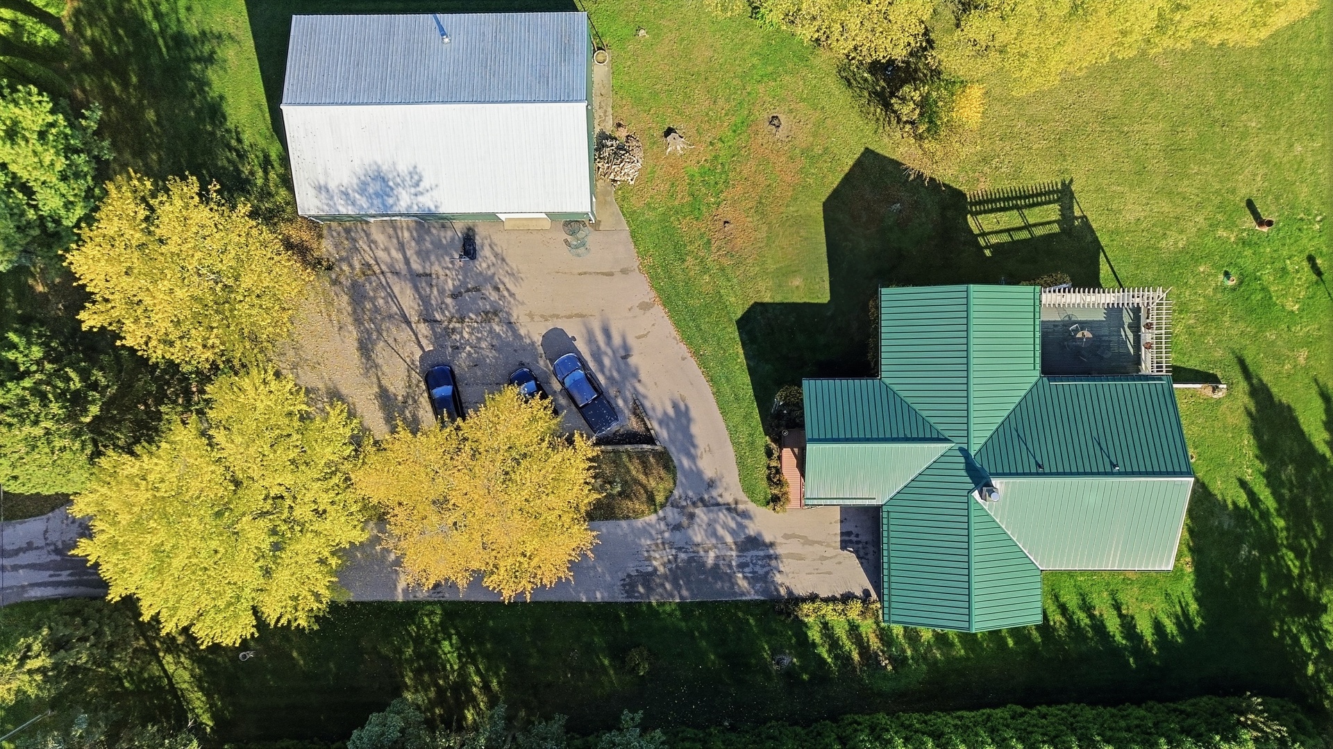 1764 Wolverine Road Dixon, IL 61021 - Photo 14 of 86 an aerial view of a house with a yard basket ball court and outdoor seating