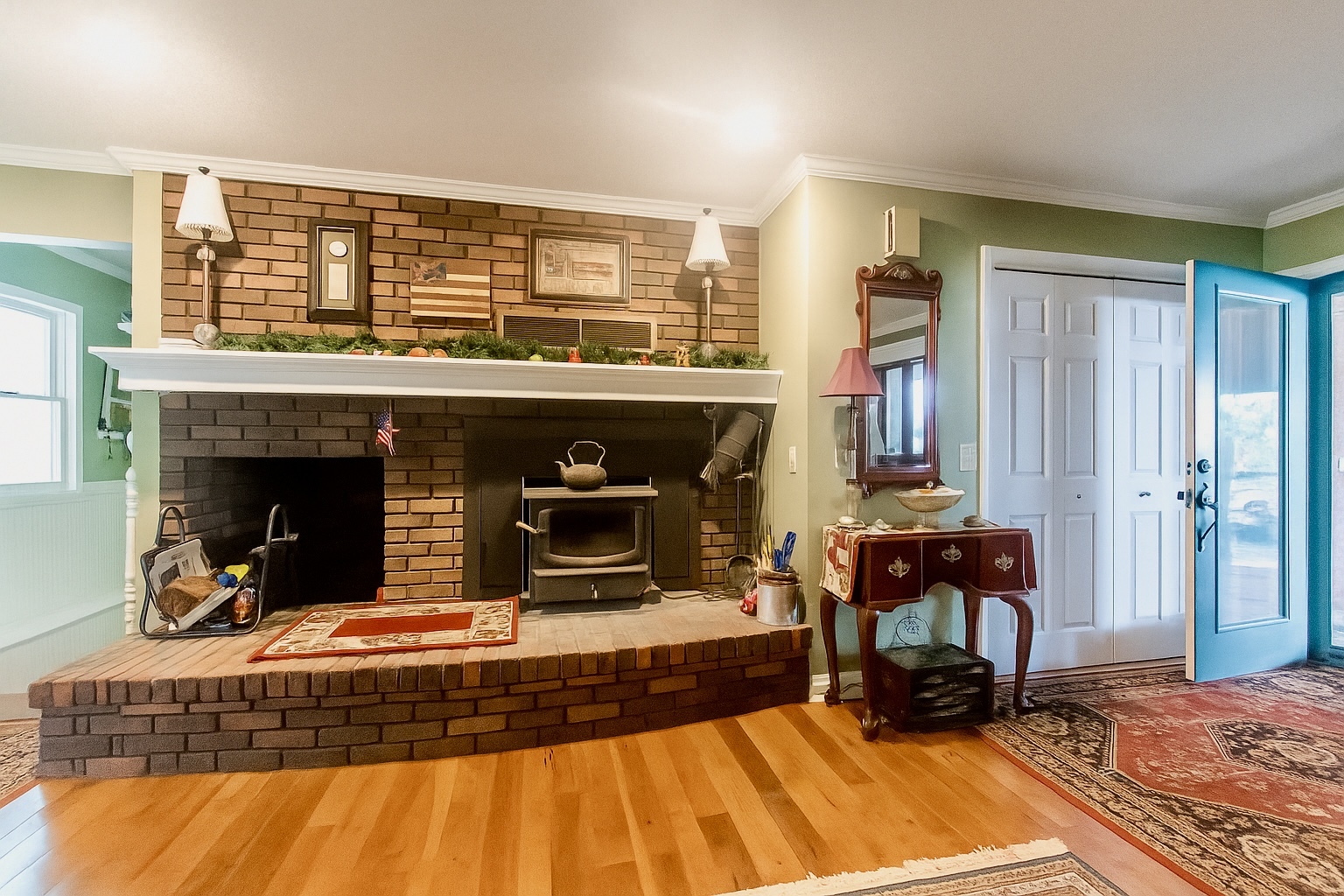 1764 Wolverine Road Dixon, IL 61021 - Photo 24 of 86 a living room with fireplace furniture and a fireplace