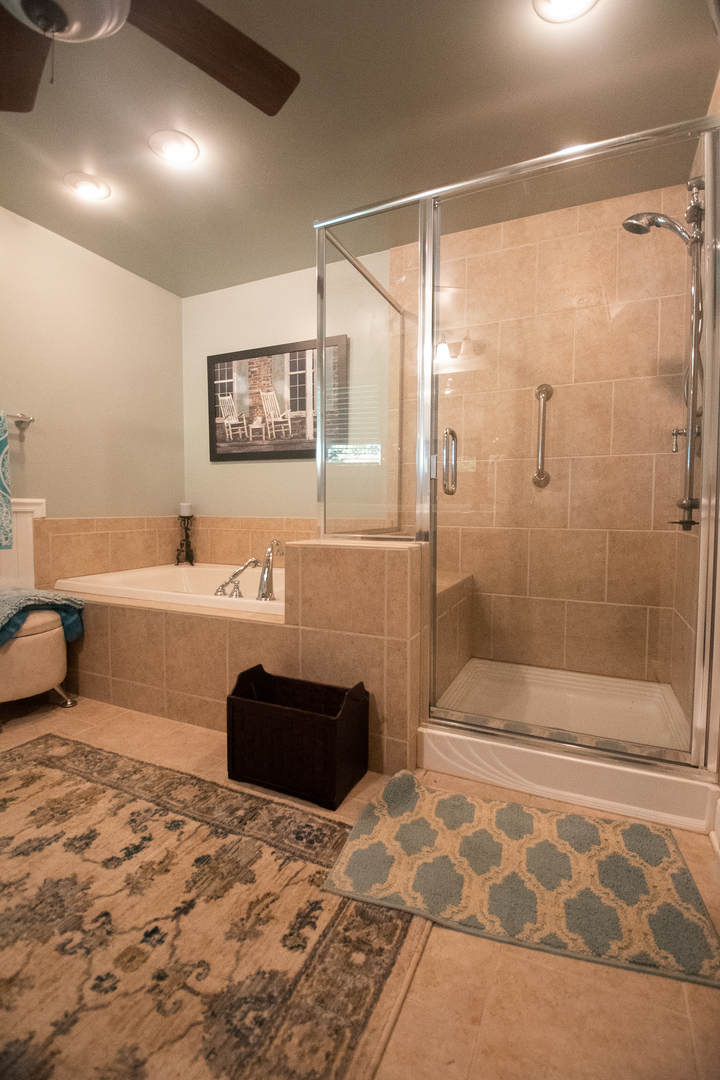 1764 Wolverine Road Dixon, IL 61021 - Photo 44 of 86 a bathroom with a bathtub and a shower