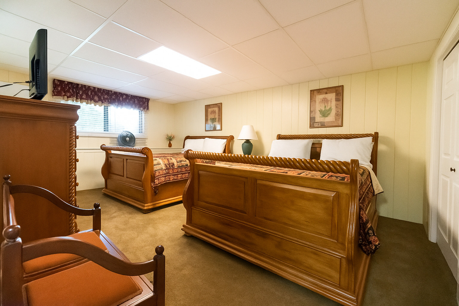 1764 Wolverine Road Dixon, IL 61021 - Photo 72 of 86 a bedroom with furniture and flat screen tv