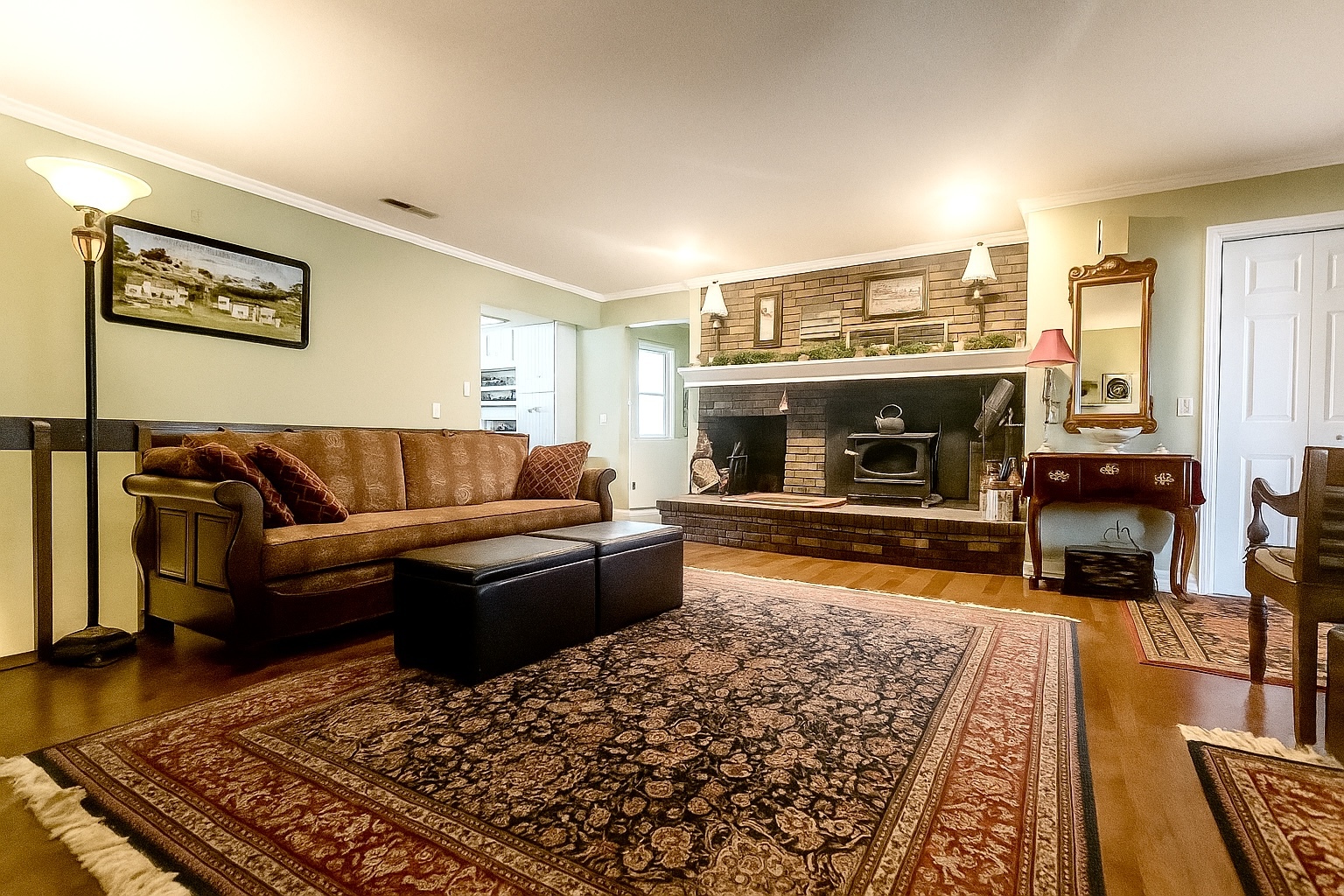 1764 Wolverine Road Dixon, IL 61021 - Photo 75 of 86 a living room with furniture and a fireplace