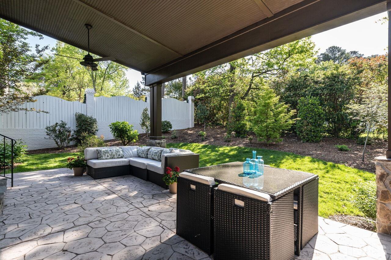 3706 Rolston Drive Raleigh, NC 27609 - Photo 41 of 46 a view of outdoor space yard and patio