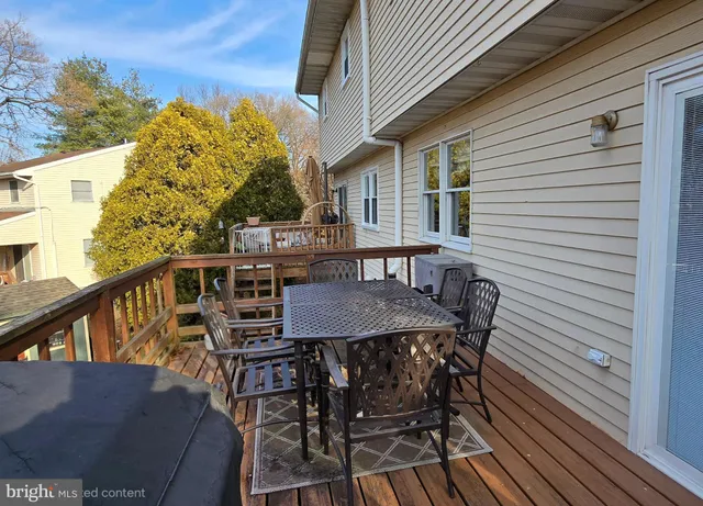 a backyard of a house