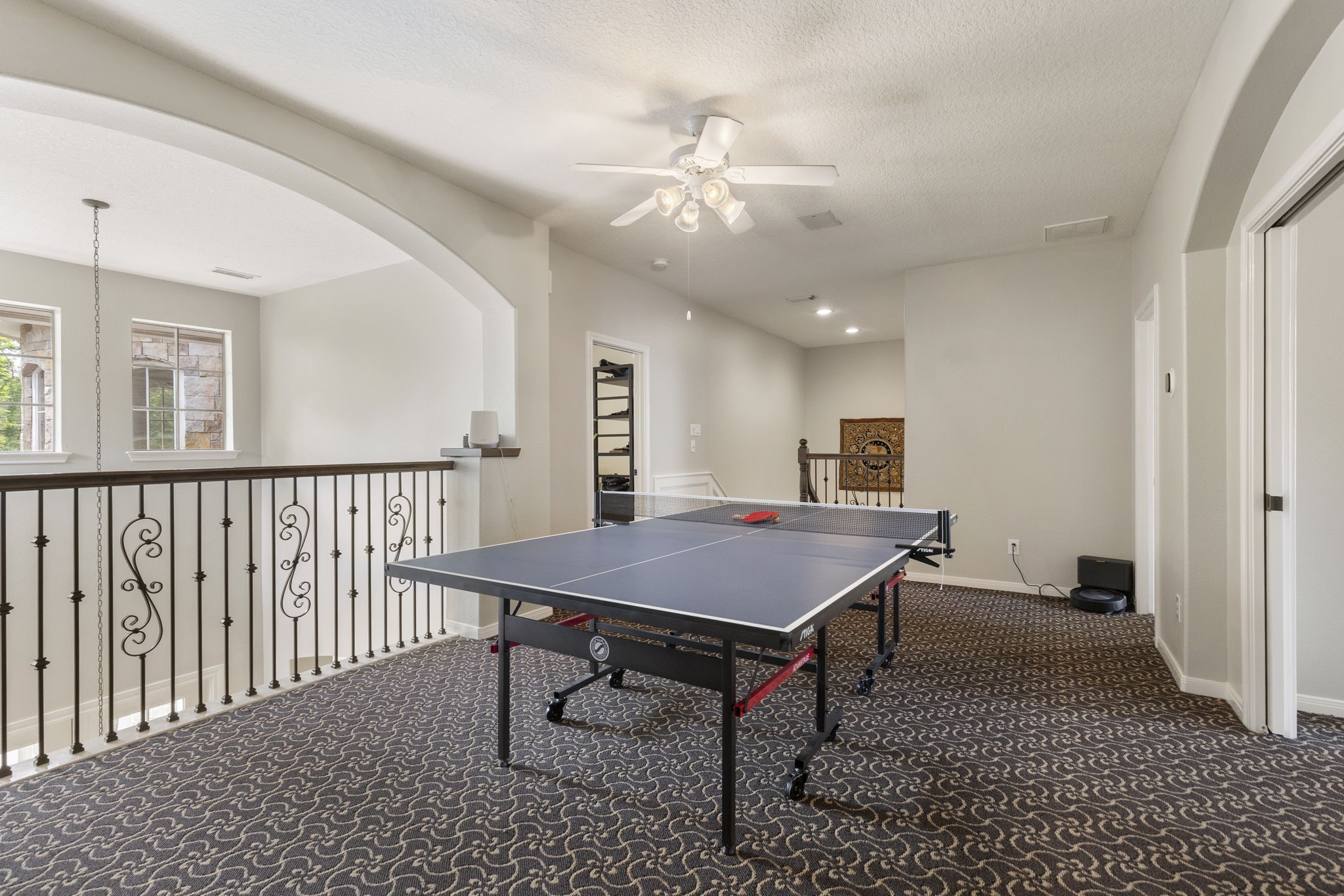 107 East Mirror Ridge Circle The Woodlands, TX 77382 - Photo 41 of 47 a room with furniture and wooden floor