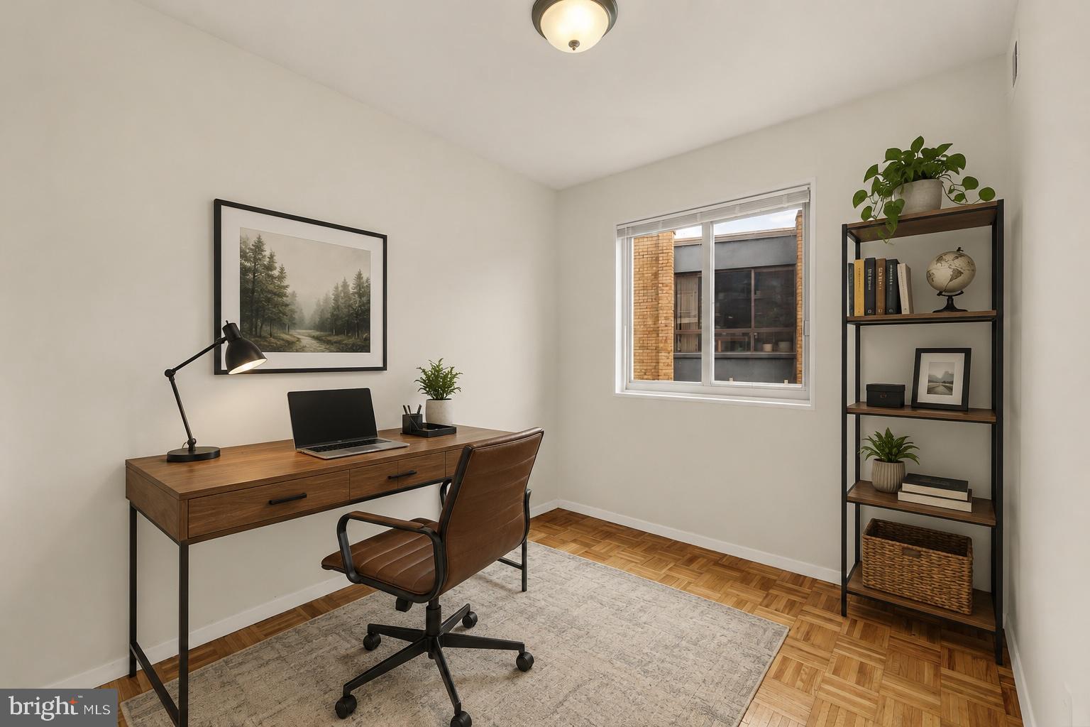 7056 Eastern Avenue Northwest, Unit 107 Washington, DC 20012 - Photo 30 of 36 Bedroom Three - virtually staged