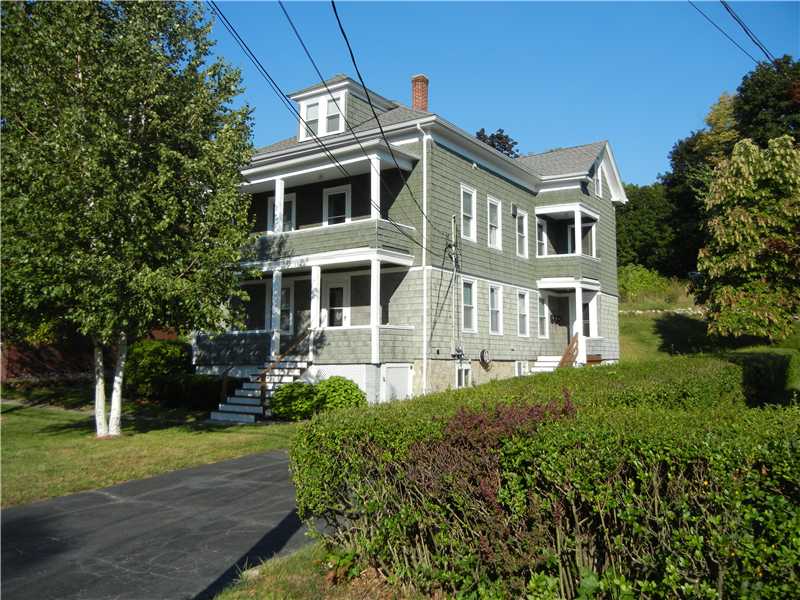 350 Knight Street Woonsocket, RI 02895 - Photo 2 of 23 Exterior Front. Driveway can accommodate up to six vehicles.