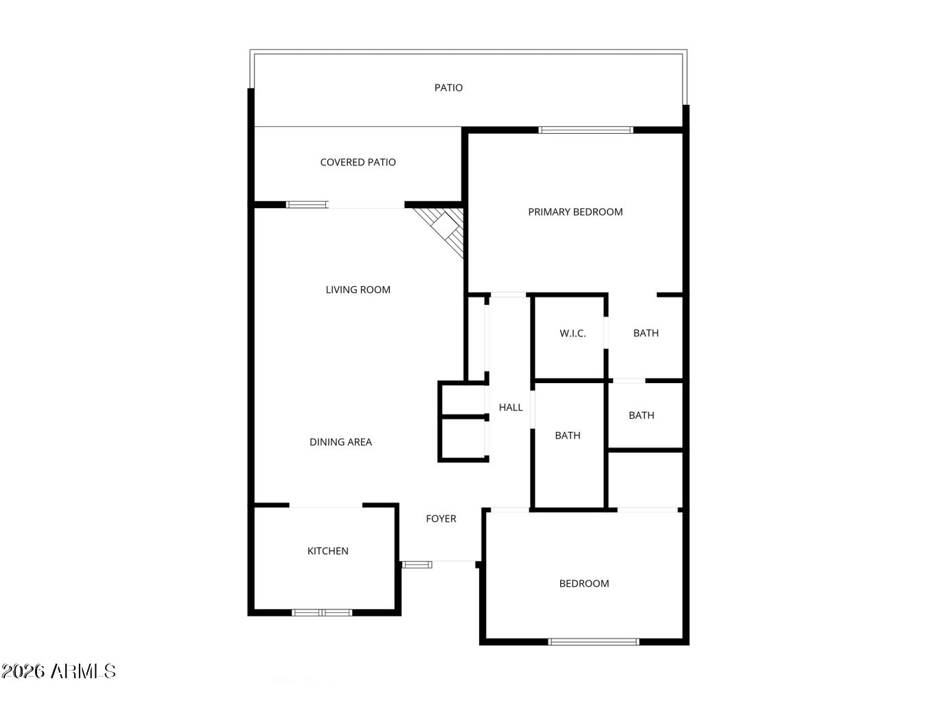 6227 North 30th Way Phoenix, AZ 85016 - Photo 16 of 16 a picture of a floor plan