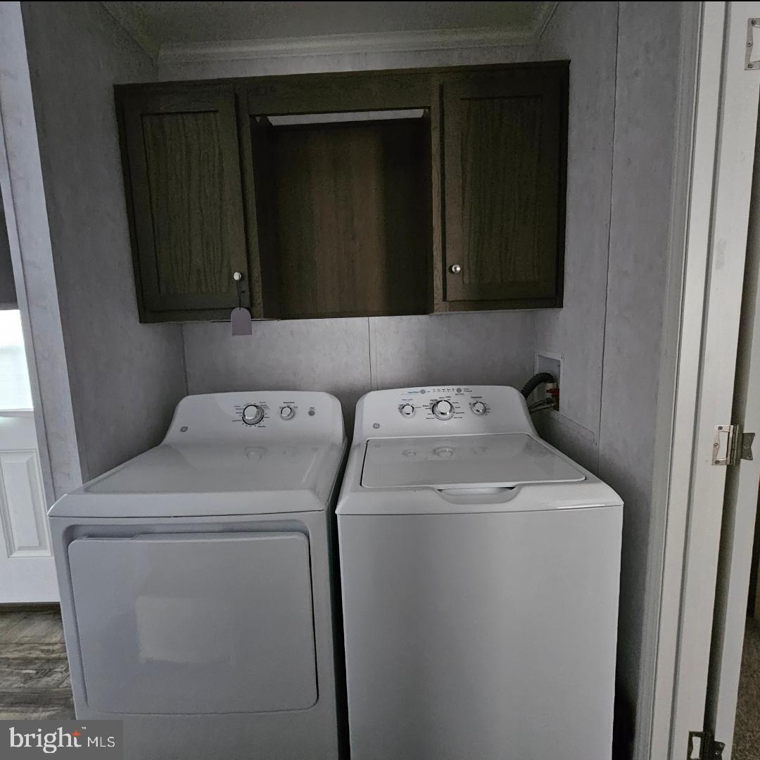 2110 Mays Landing Road, Unit 14 Millville, NJ 08332 - Photo 10 of 12 a utility room with dryer and washer